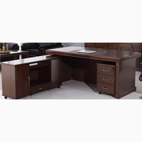 Executive Office Table With Extension Neatly Used