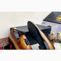 Original Versace Casual Loafers Brown Shoes