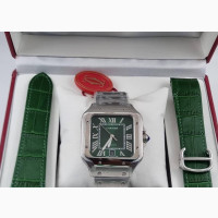 Cartier Santos With Extra Leather Strap