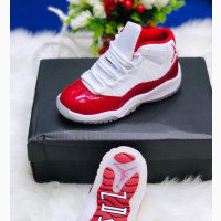 Original Air Jordan 11 Cherry Sneakers for Kids