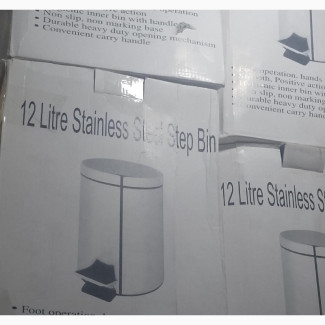 12 Stainless Step Bin