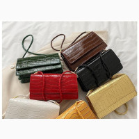 Sleek Chic Croc Leather Bag
