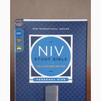 NIV Study Bible Leather Cover Personal Size