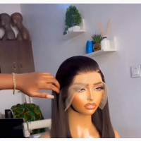 14 Human Hair Full Frontal Straight SDD Unit - Natural and Versatile