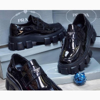 PRADA Men#039;s Leather Loafers