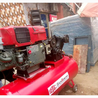 Air Compressor 500l 2cylinder Diesel Engine