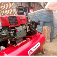 Air Compressor 500l 2cylinder Diesel Engine