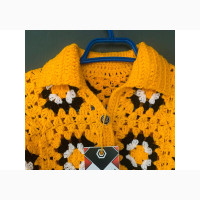 Stylish Crochet Grannysquare Shirt - KixCrochetNg