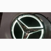 Mercedes Benz Logo with Custom Light - Brand New