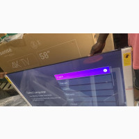 Hisense 58inches Smart Ultra Hd Television, Brand New