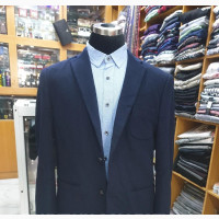 Navy Blue Wool Blazers - Top Quality Men#039;s Blazers