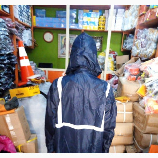 Rain Coat Gown With Reflective
