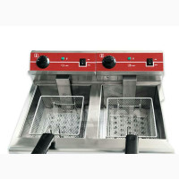 Electric And Gas Deep Fryer With Double Basket