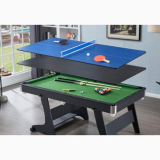 3 in 1 Foldable Snooker, Table Tennis Dining Table
