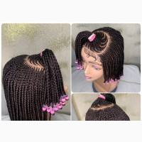 Children#039;s Braided Wig With Beads
