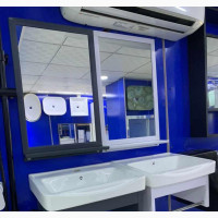 Dining / Toilet Cabinet Suspended With Mirror