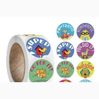 Children Classroom Teacher Reward Learning Sticker - Brand New