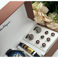Piaguet Wristwatch, Bracelet and Cufflinks Set