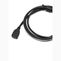 Universal USB 2.0 Male to Female Extension Cable - Black