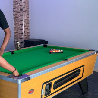 Easy8 Mable Coin Snooker Board With 100coins