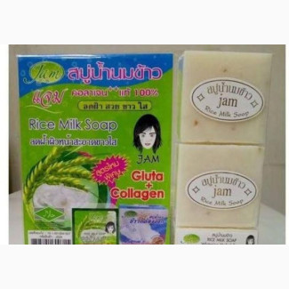 Jam 12 In 1 Rice Milk Soap With Gluta And Collagen Pack