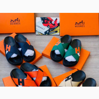 Fendi Leather Slippers for Men
