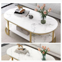 Luxurious Faux Marble Center Table - Big Size