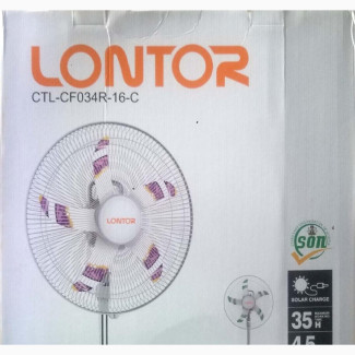 16 Lontor Rechargeable Standing Fan