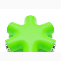6 Port 5 Way Audio Splitter Mono Hub Modular - Ts 3.5mm