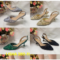 Women Half Shoe With Shiny Stones