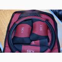 Red/Black Wooven Luxury Car Seat Cover