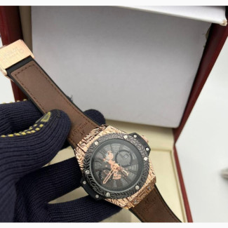 Hublot Watch for Men - Brand New Leather Design