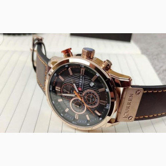 CURREN Leather Chronograph