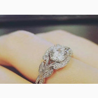 925 Silver Engagement Ring