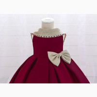 Atalia Hanging Neck v Back Pleated Dress