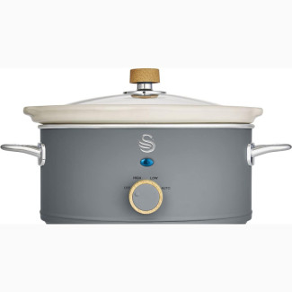 Swan Nordic-Style Slow Cooker With Removable Ceramic Pot