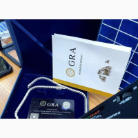20 VVS1 Moissanite Diamond Necklace + Free Diamond Tester