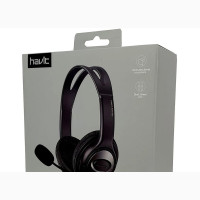 H206d 3.5mm Double Plug Stereo With Mic Headphone