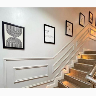 Wall Screeding And Staircase Art Work