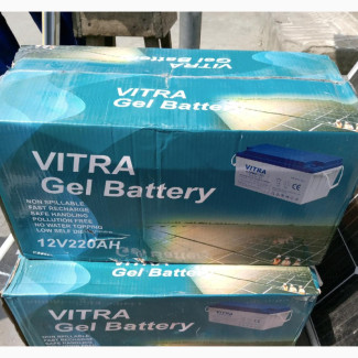 220ah 12v Gel Dry Cell Vitra Battery Available in Stock