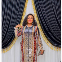 Original Turkey Velvet Gown Size 50