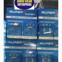12v/200ah Super Power Gel Deep Cycle Solar Battery