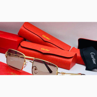 Stylish Cartier Sunglasses for Men - Brand New, Gold Color