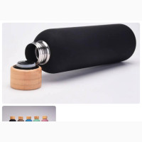 Wooden Cover Thermos Cup