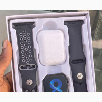 T55 Promax Smart Watch with Wireless EarPods and Extra Strap