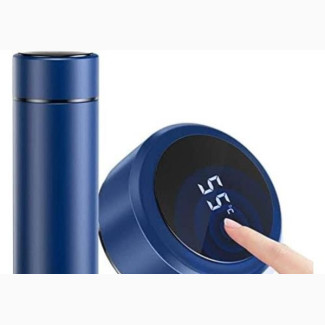 Temperature Display Flask-500ml - Blue