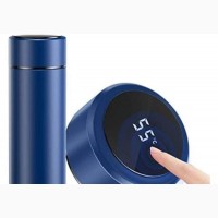 Temperature Display Flask-500ml - Blue