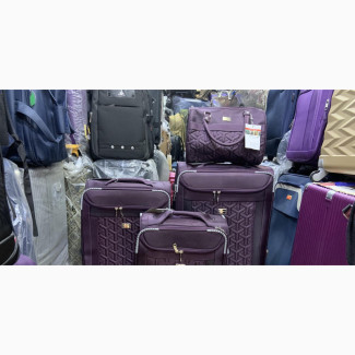 Set of Quality Dark Purple Traveling Box With Kit