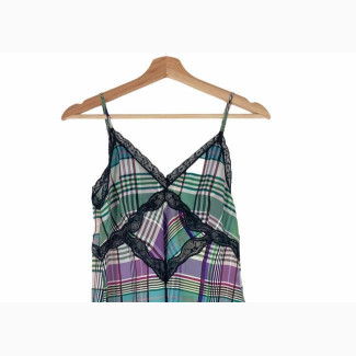 Zara Green/Multicolor Camisole - Brand New