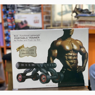 Ab Roller and Push-Up Bar